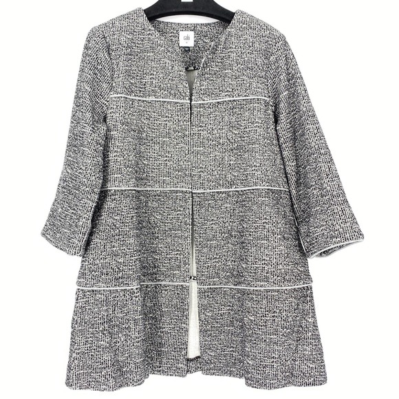 CAbi Jackets & Blazers - CAbi Women's 3/4 Sleeve Asphalt The Times Knit Jacket Workwear 5299 Size Medium
